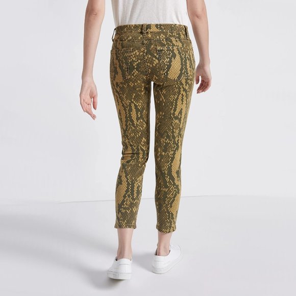 NWT Current | Elliott python print skinny crop jeans - Picture 8 of 16